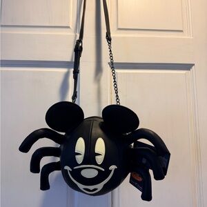 Stitch Shoppe by Loungefly Disney Mickey Mouse Spider Crossbody-New with Tags